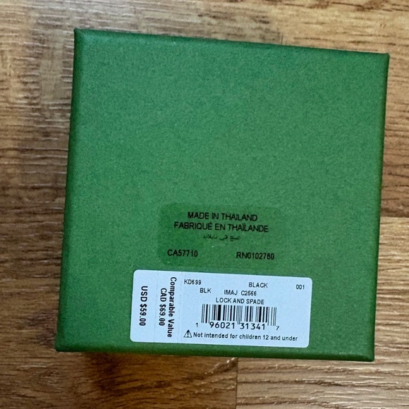 Kate Spade Lock And Spade Enamel Stud earrings - Picture 4 of 10